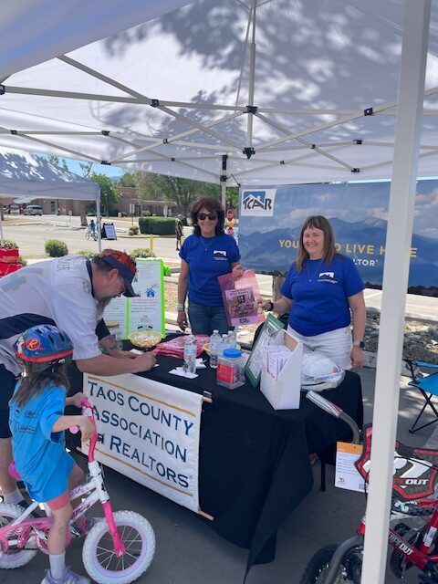TCAR Booth at the 2024 Taos Bike Rodeo